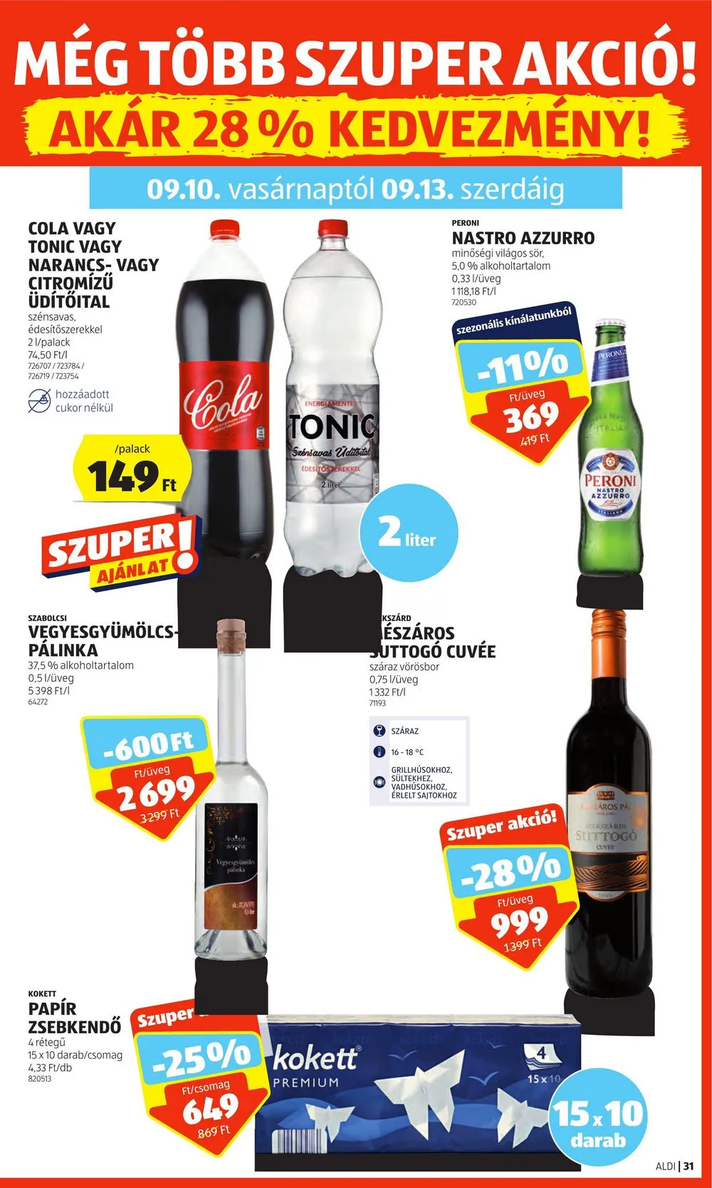 Aldi akciós újság 09.07–09.13 – 33. oldal