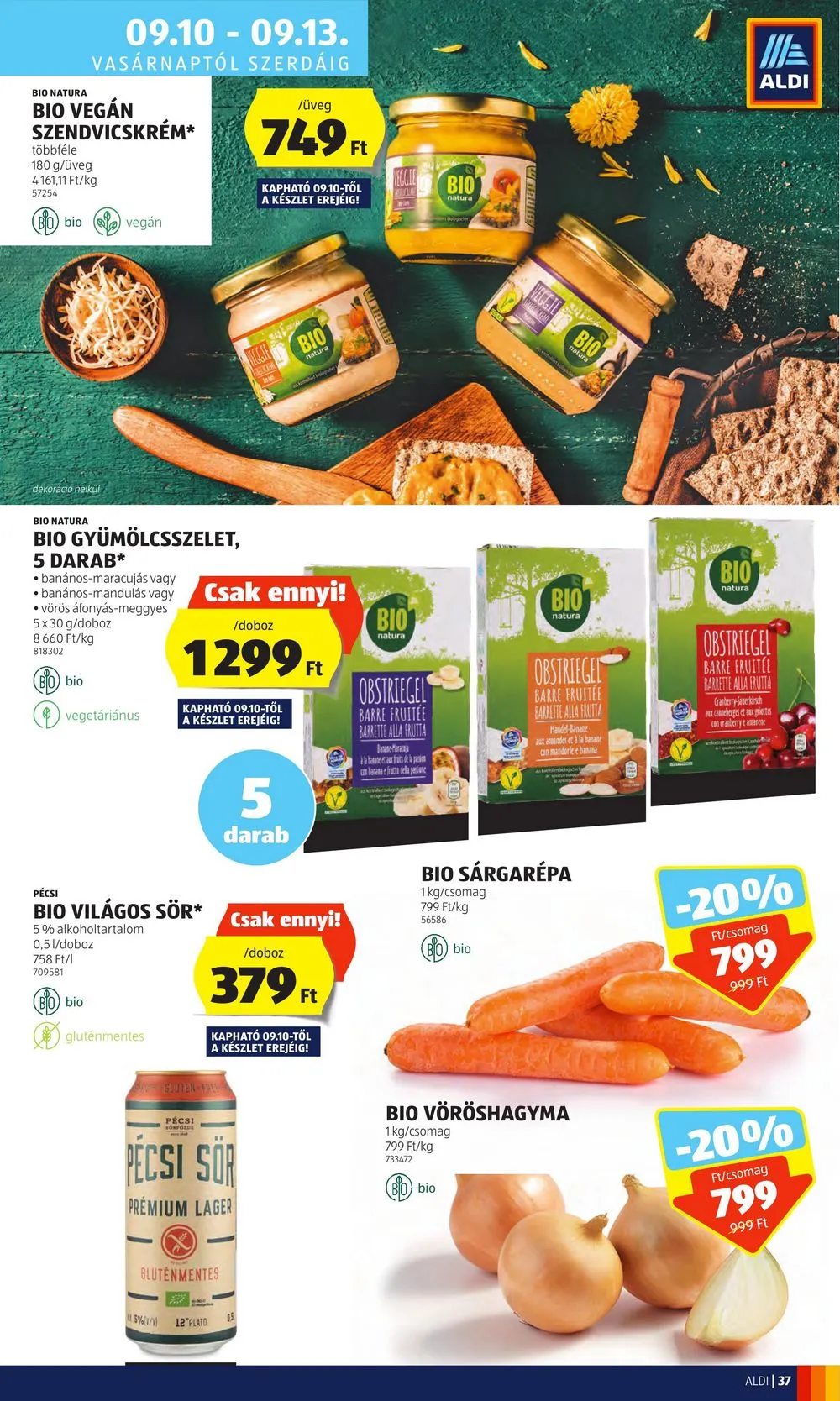 Aldi akciós újság 09.07–09.13 – 39. oldal