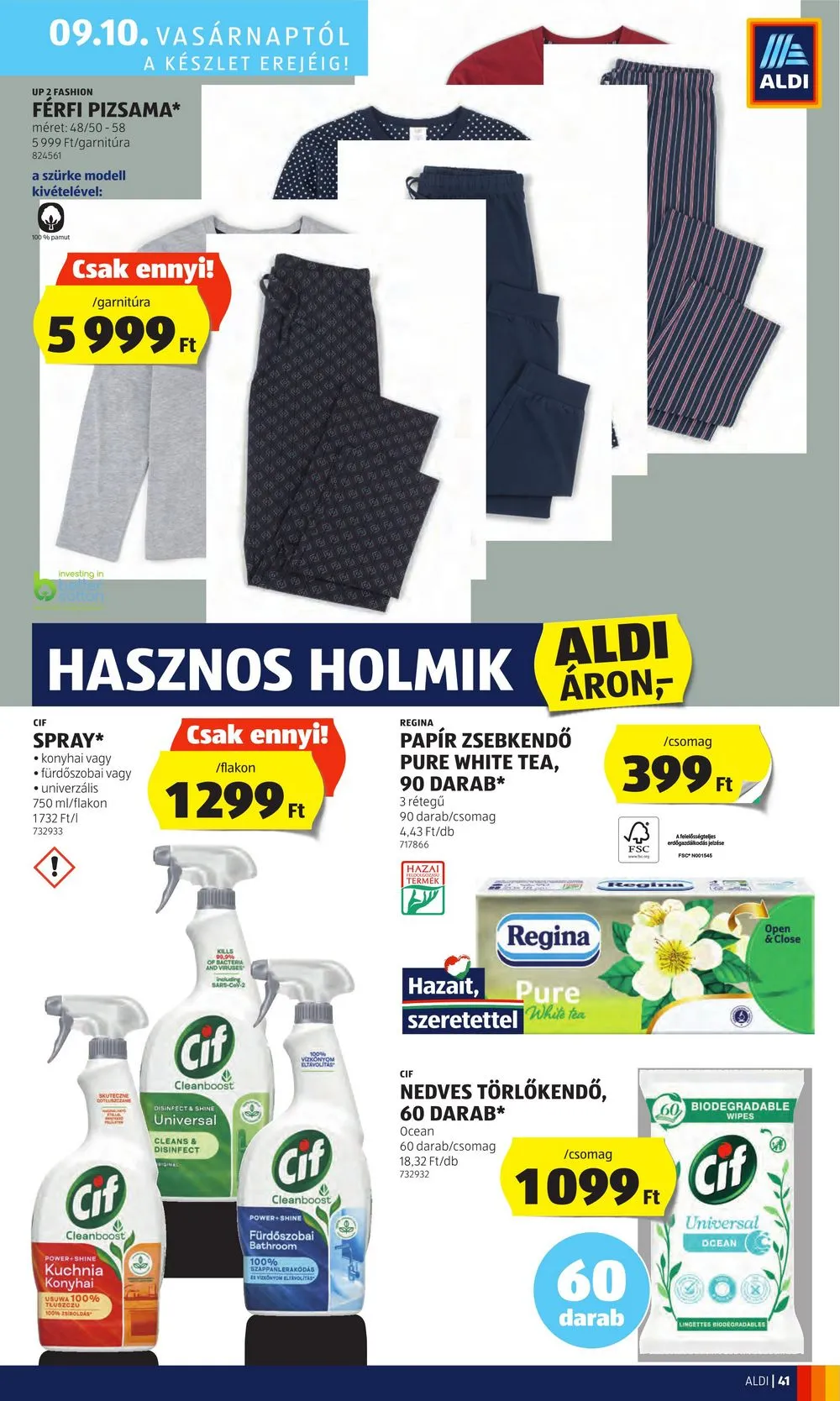 Aldi akciós újság 09.07–09.13 – 43. oldal