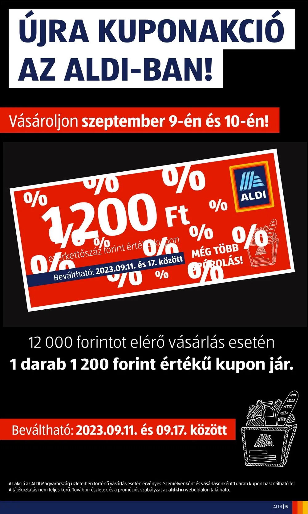 Aldi akciós újság 09.07–09.13 – 5. oldal