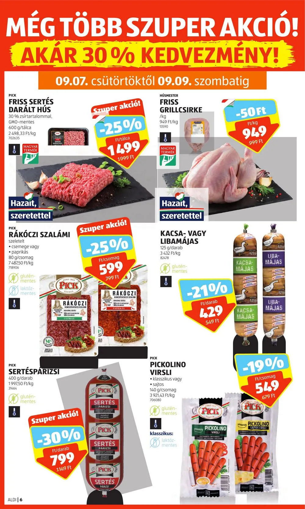 Aldi akciós újság 09.07–09.13 – 6. oldal