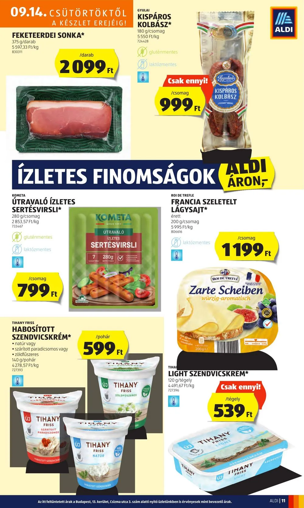 Aldi akciós újság 09.14–09.20 – 13. oldal