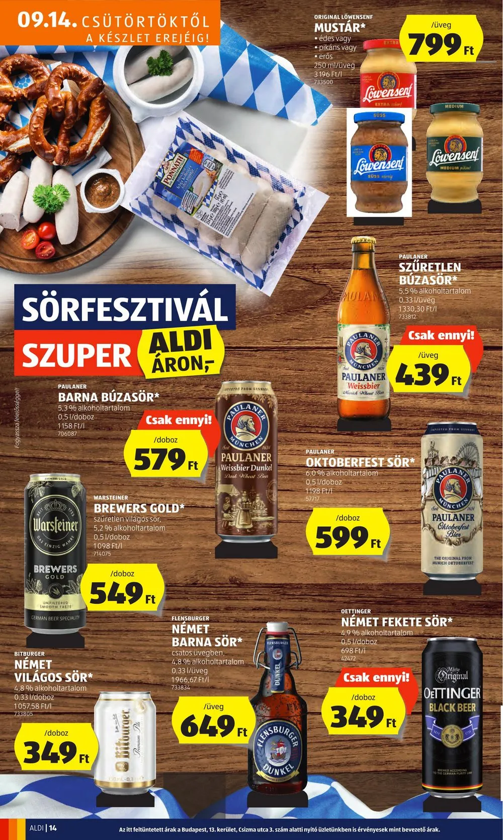 Aldi akciós újság 09.14–09.20 – 16. oldal
