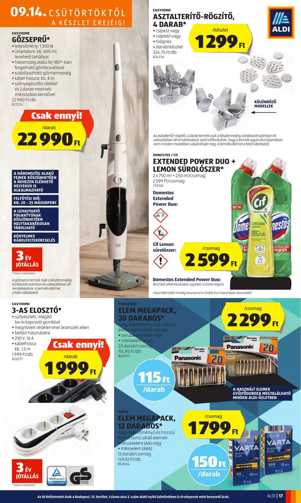 Aldi akciós újság 09.14–09.20 – 19. oldal