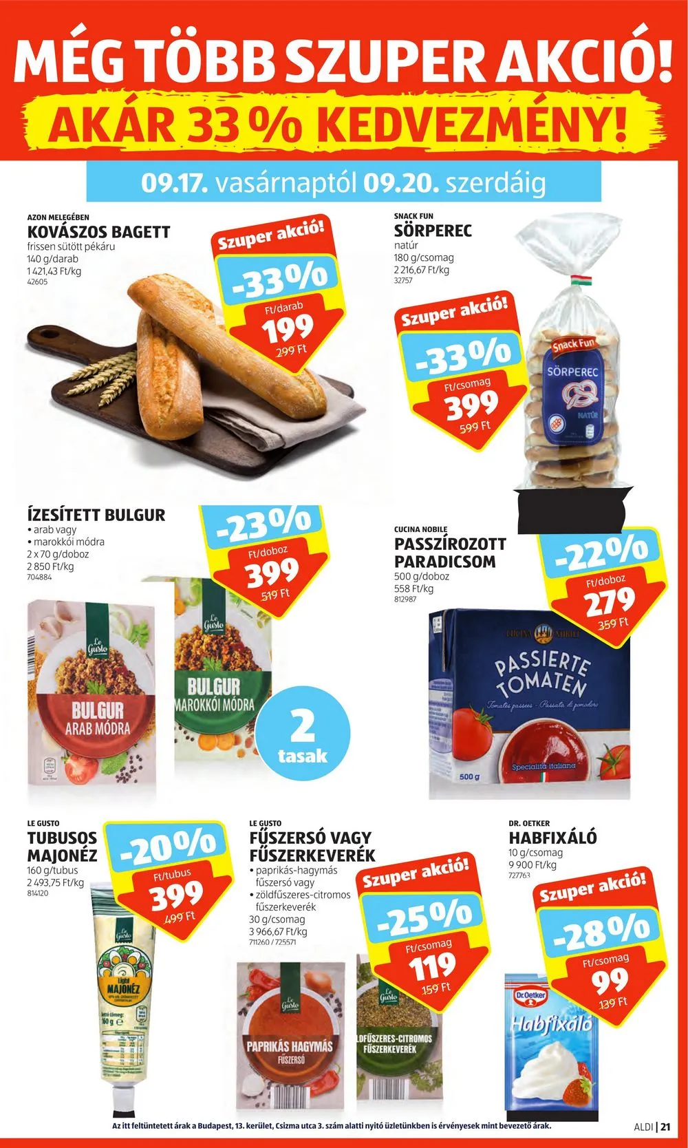 Aldi akciós újság 09.14–09.20 – 25. oldal