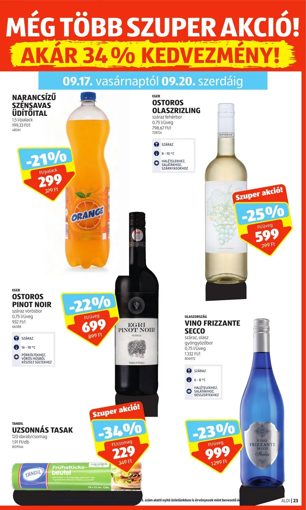 Aldi akciós újság 09.14–09.20 – 27. oldal
