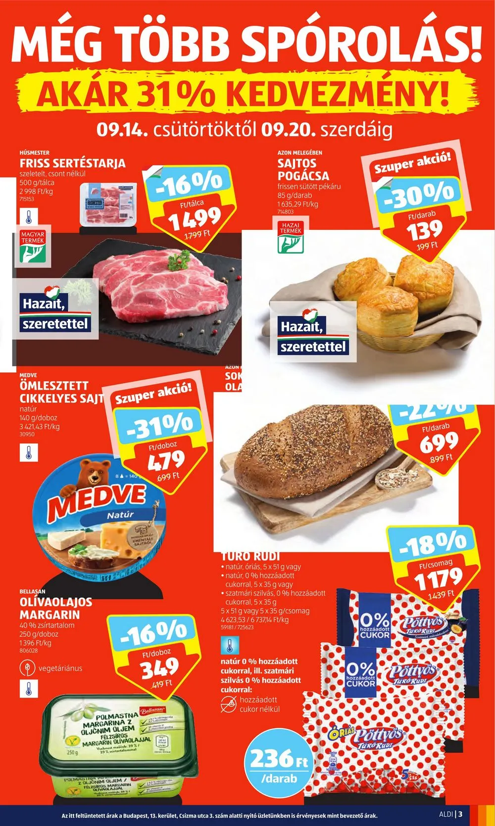 Aldi akciós újság 09.14–09.20 – 3. oldal