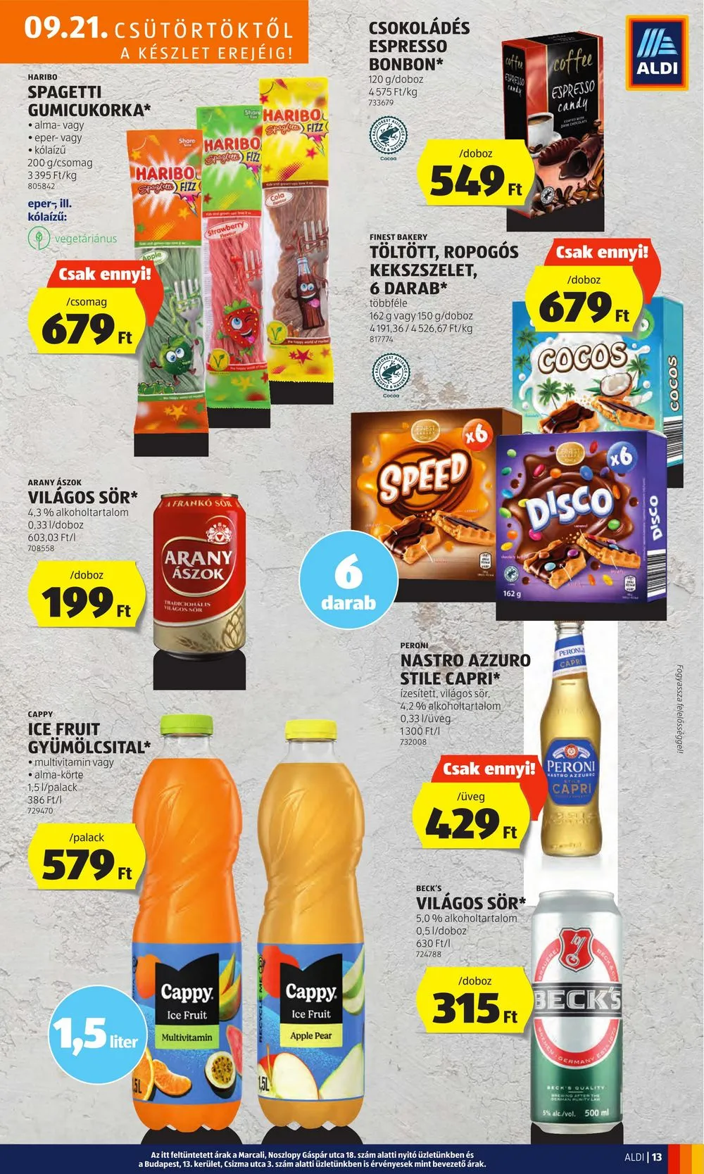 Aldi akciós újság 09.21–09.27 – 15. oldal