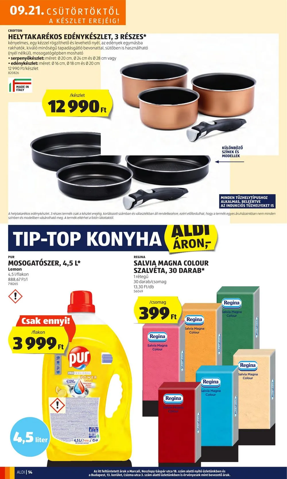 Aldi akciós újság 09.21–09.27 – 16. oldal