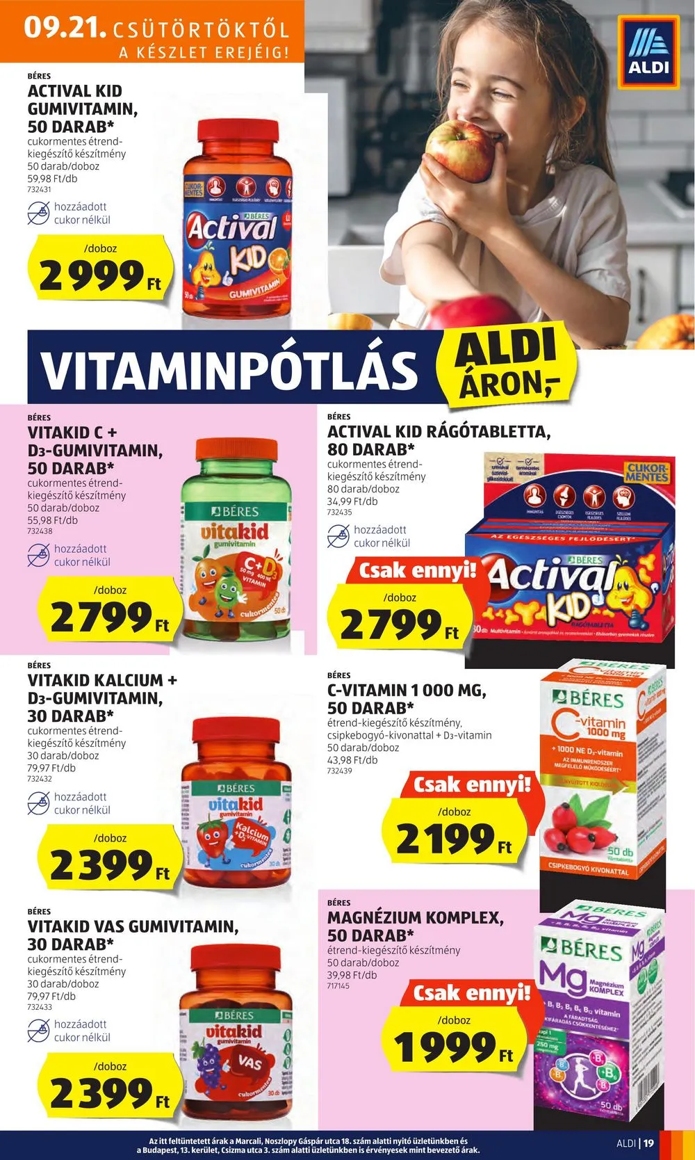 Aldi akciós újság 09.21–09.27 – 21. oldal