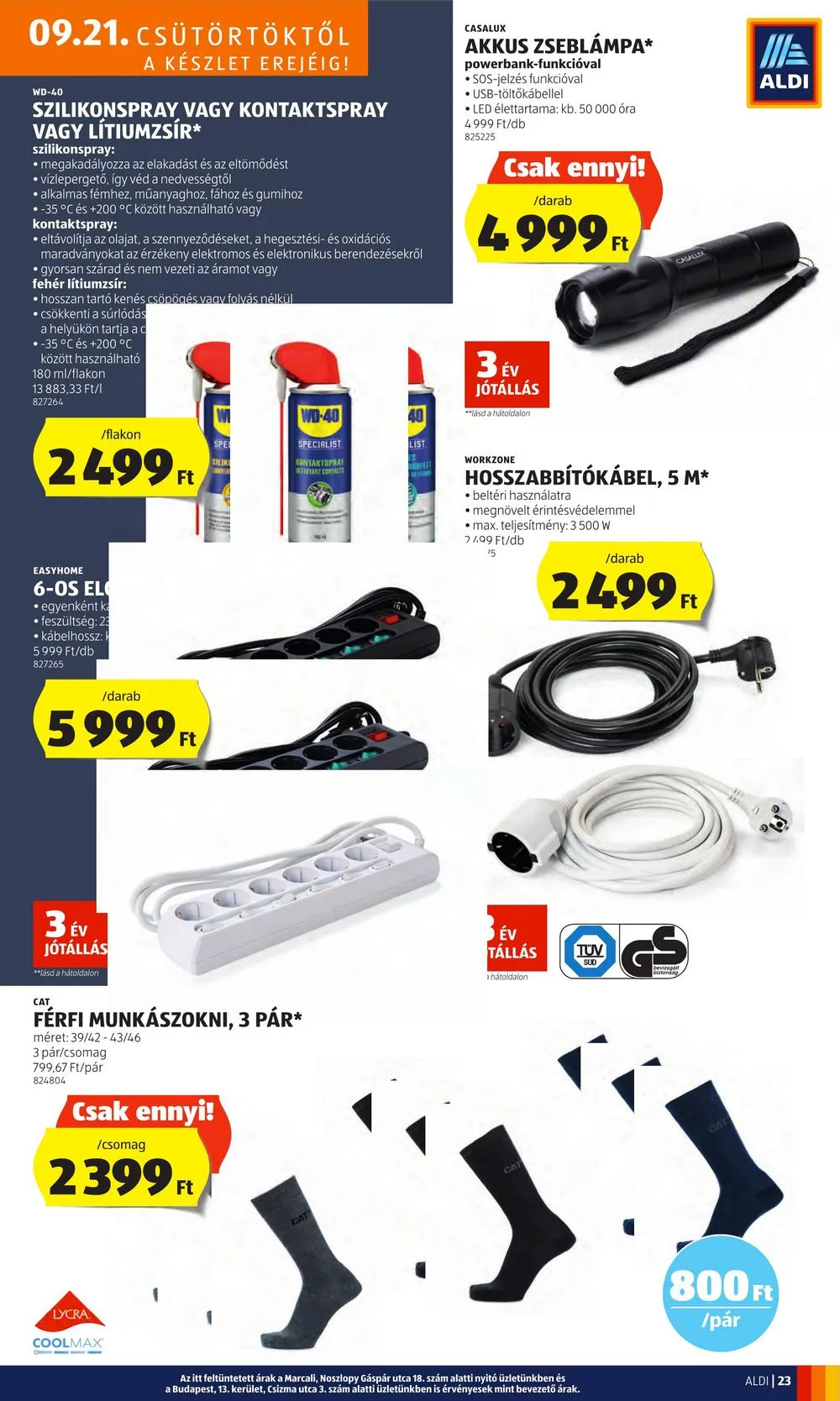 Aldi akciós újság 09.21–09.27 – 25. oldal