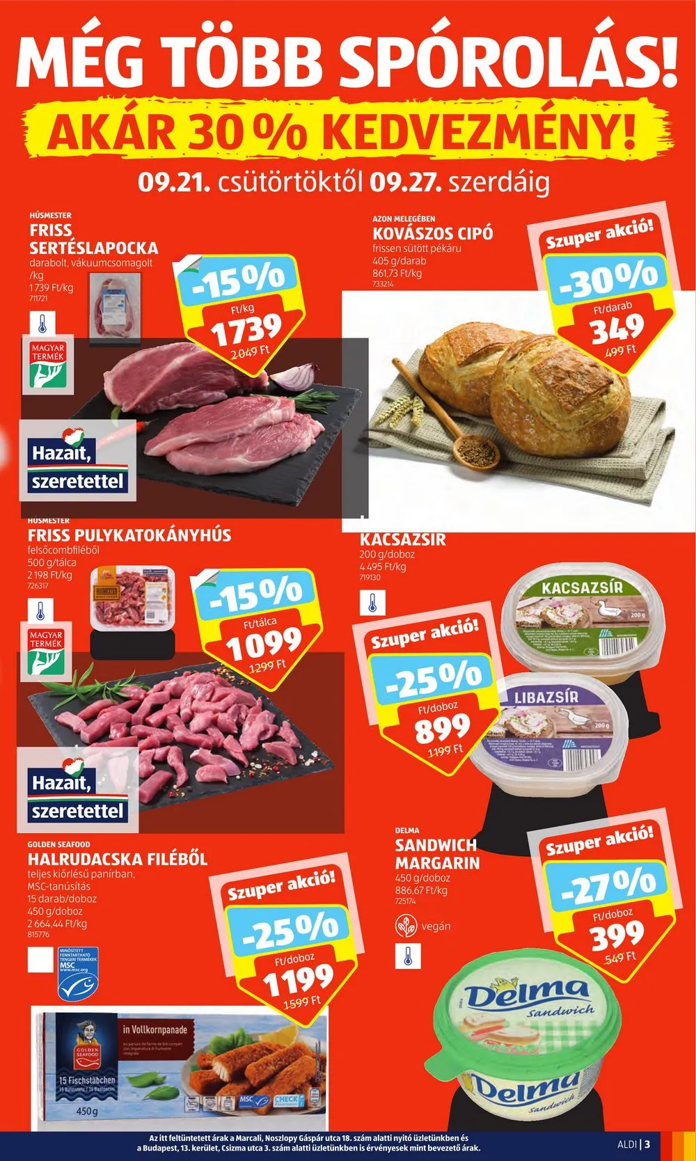 Aldi akciós újság 09.21–09.27 – 3. oldal