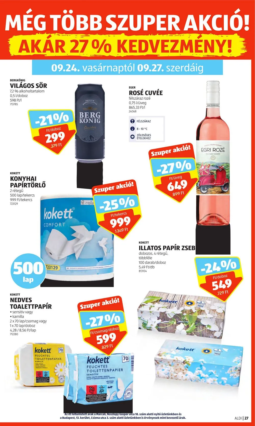 Aldi akciós újság 09.21–09.27 – 31. oldal