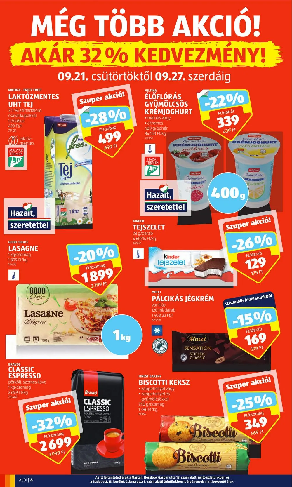 Aldi akciós újság 09.21–09.27 – 4. oldal