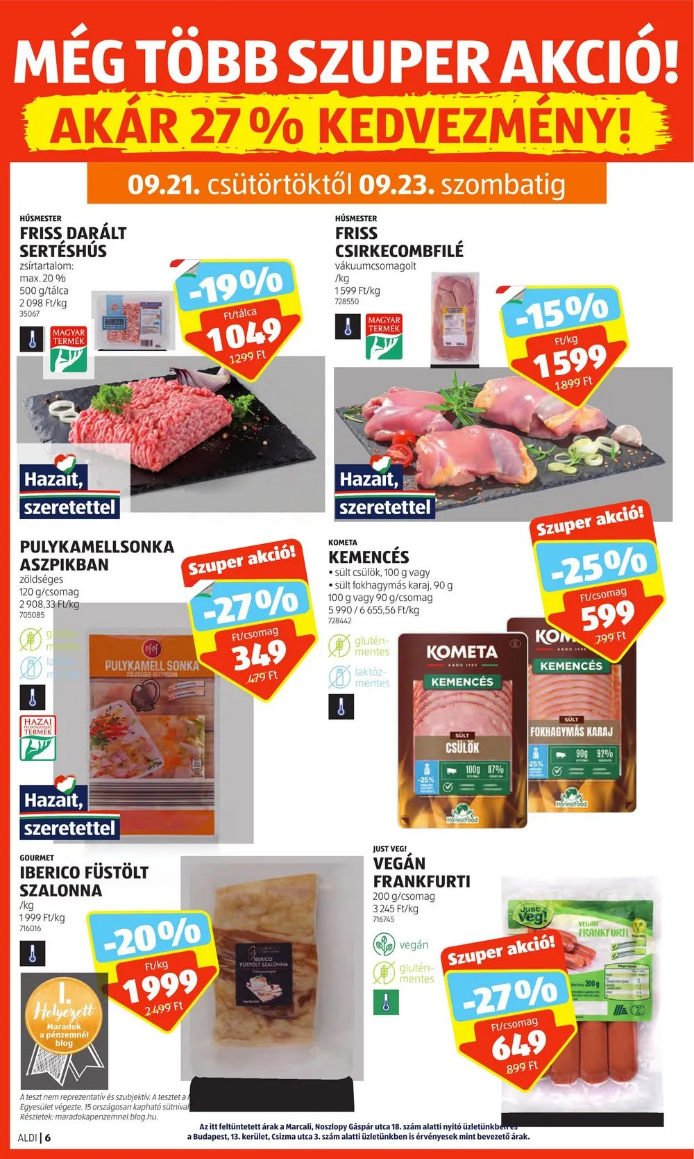 Aldi akciós újság 09.21–09.27 – 8. oldal