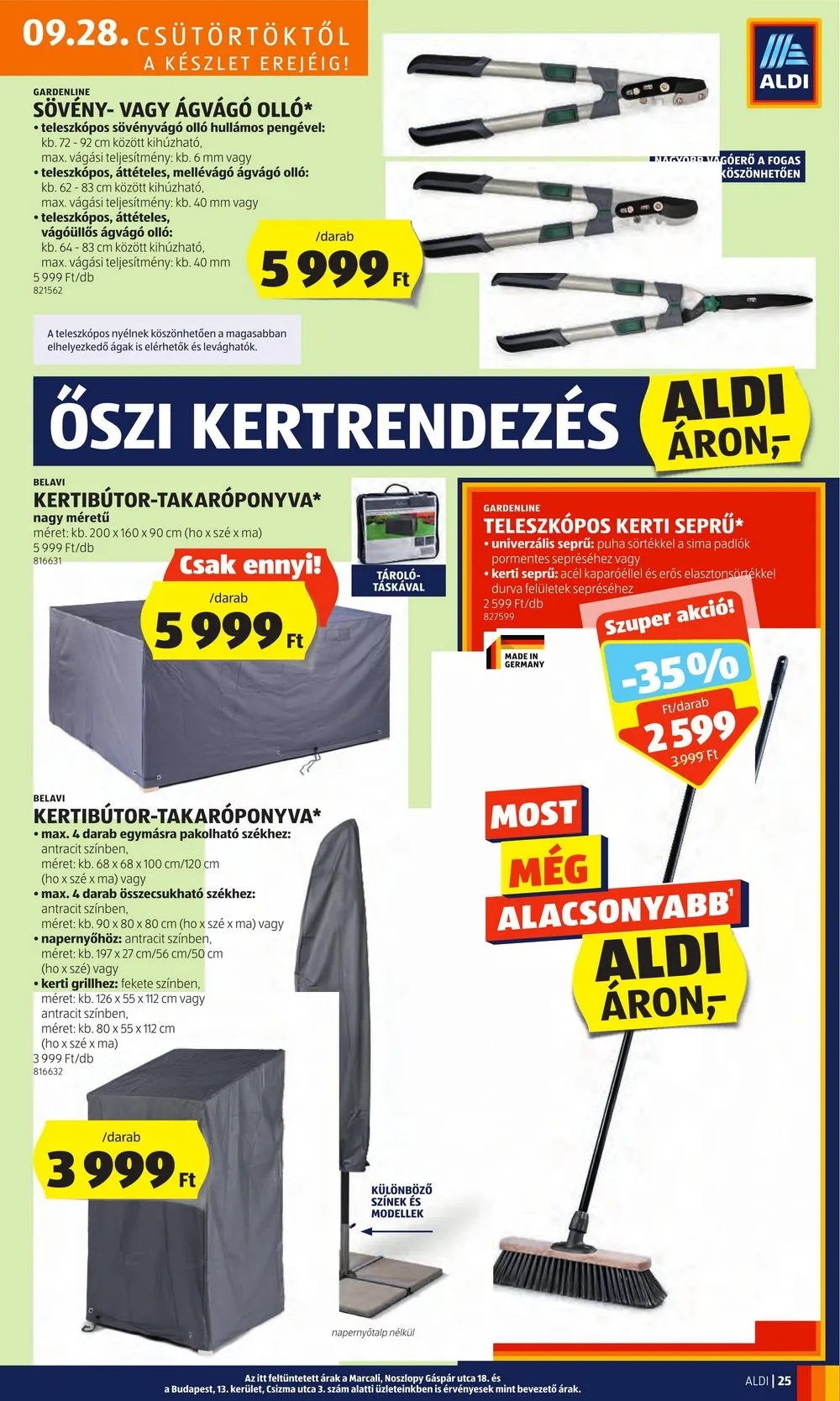 Aldi akciós újság 09.28–10.04 – 29. oldal