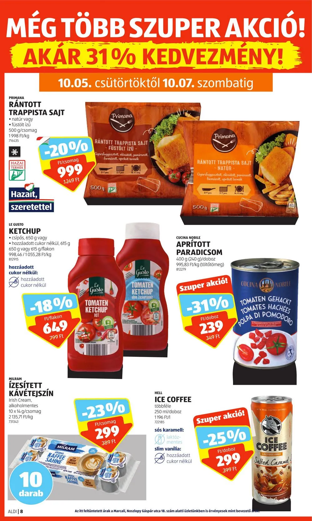 Aldi akciós újság 10.05–10.11 – 10. oldal