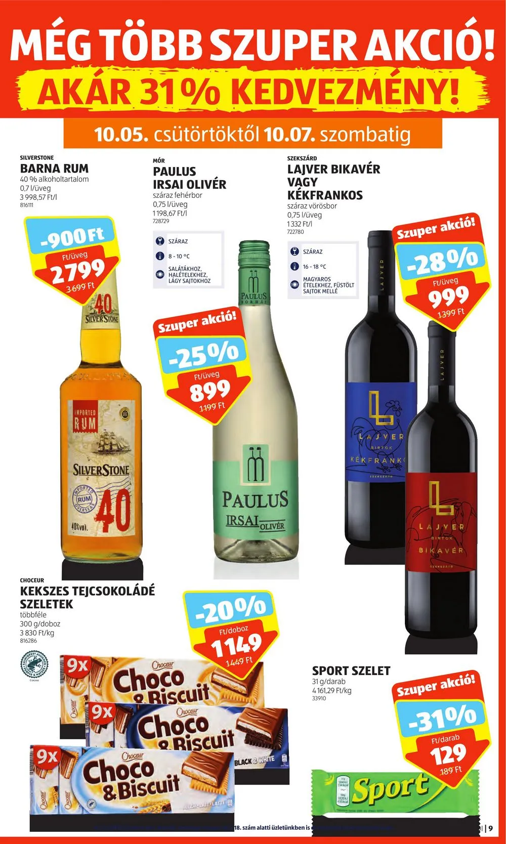 Aldi akciós újság 10.05–10.11 – 11. oldal