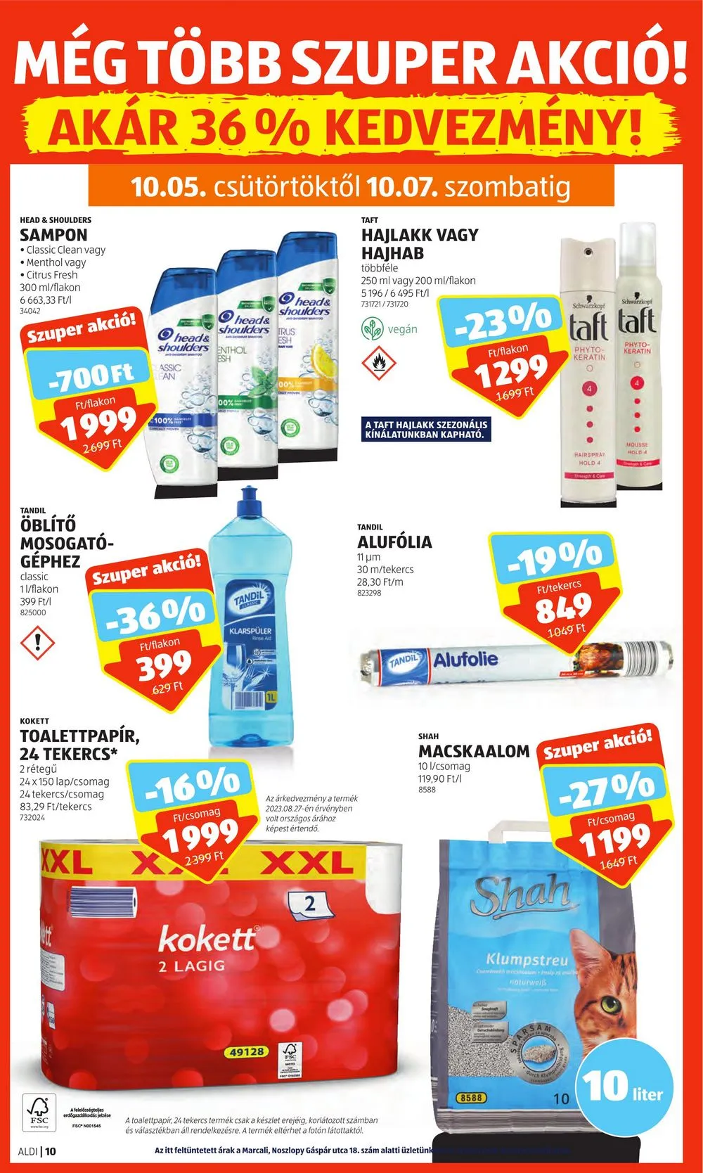 Aldi akciós újság 10.05–10.11 – 12. oldal