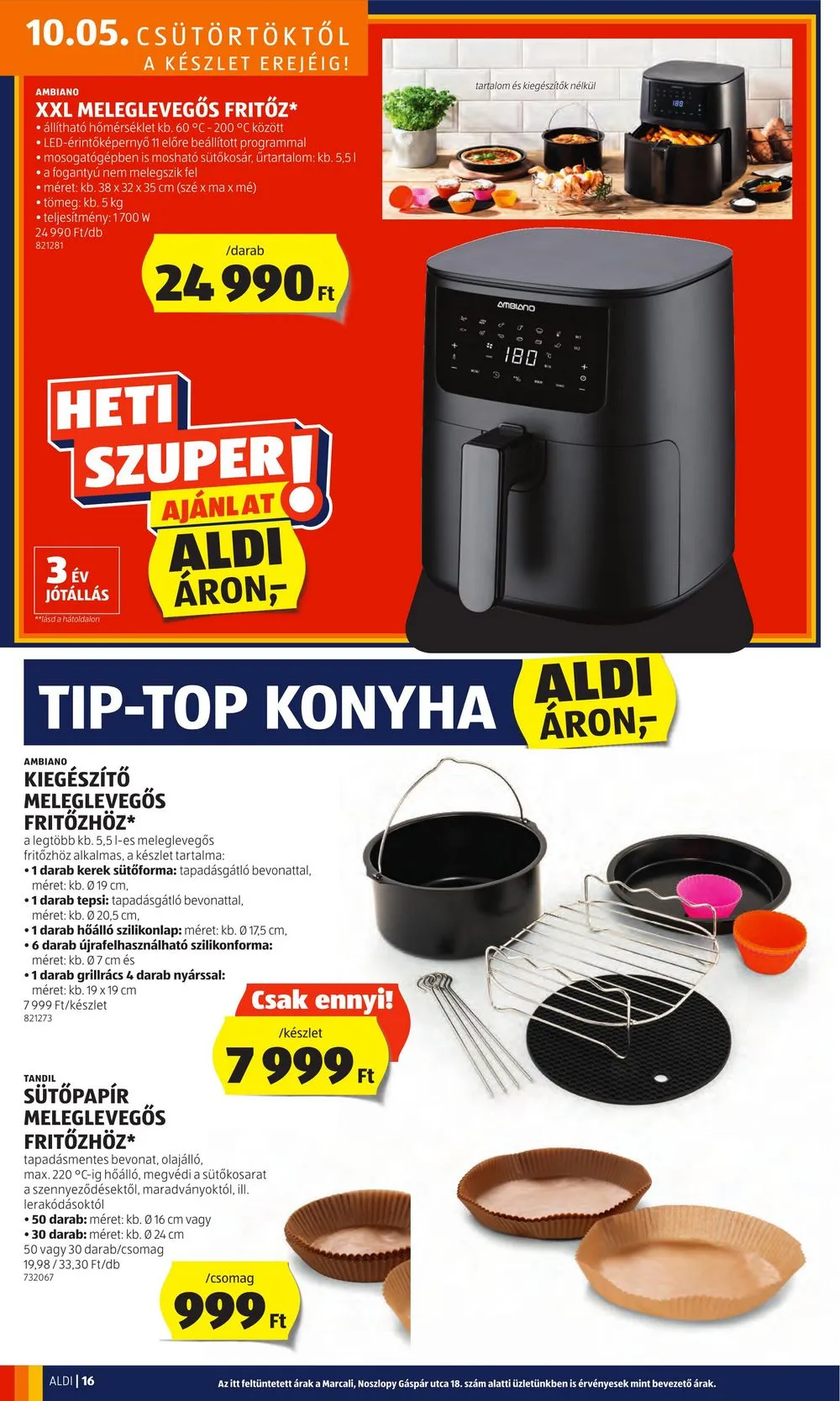 Aldi akciós újság 10.05–10.11 – 18. oldal
