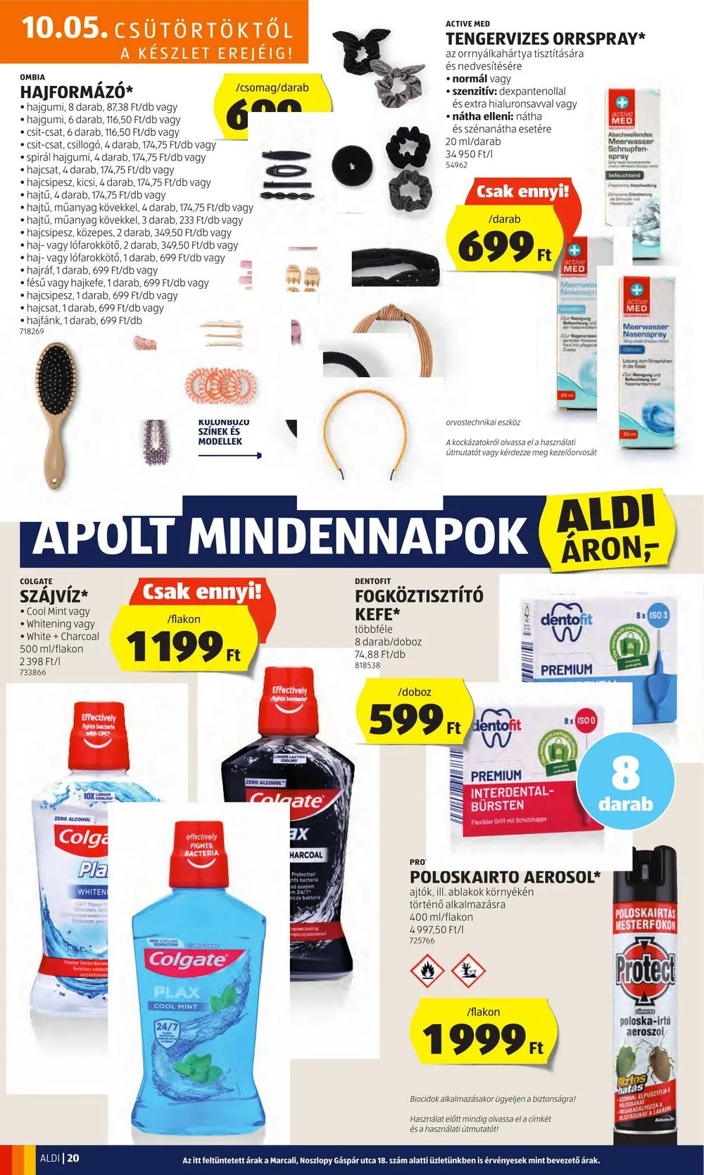 Aldi akciós újság 10.05–10.11 – 22. oldal