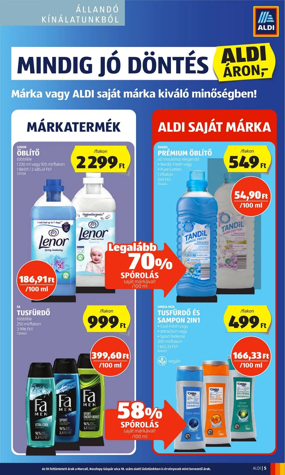 Aldi akciós újság 10.05–10.11 – 5. oldal
