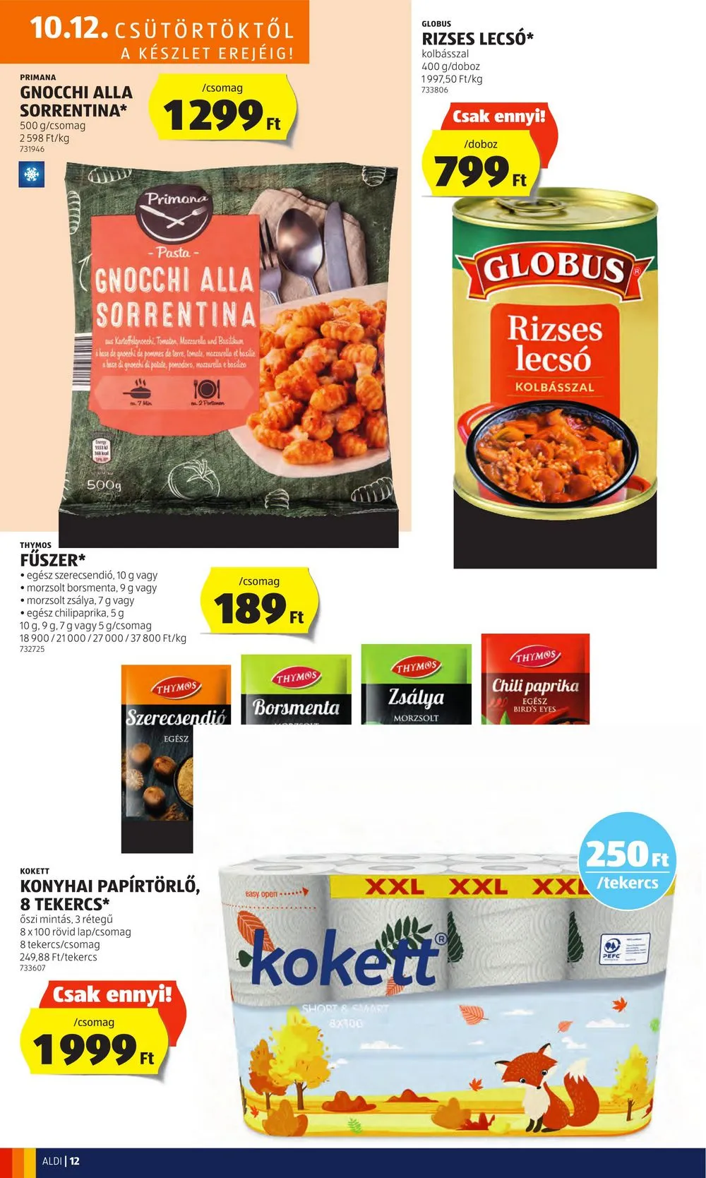 Aldi akciós újság 10.12–10.18 – 14. oldal