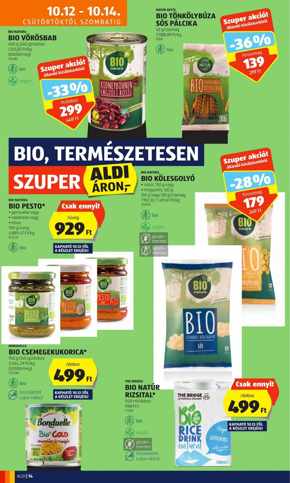 Aldi akciós újság 10.12–10.18 – 16. oldal