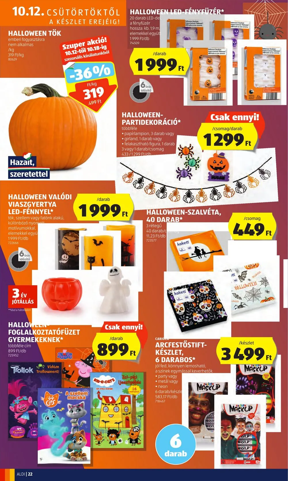 Aldi akciós újság 10.12–10.18 – 24. oldal