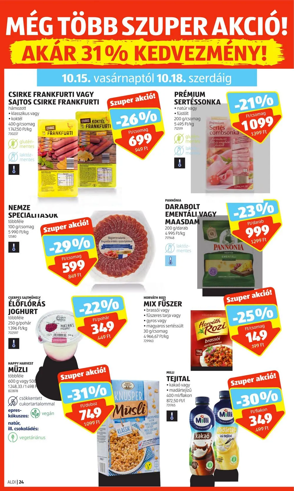 Aldi akciós újság 10.12–10.18 – 30. oldal