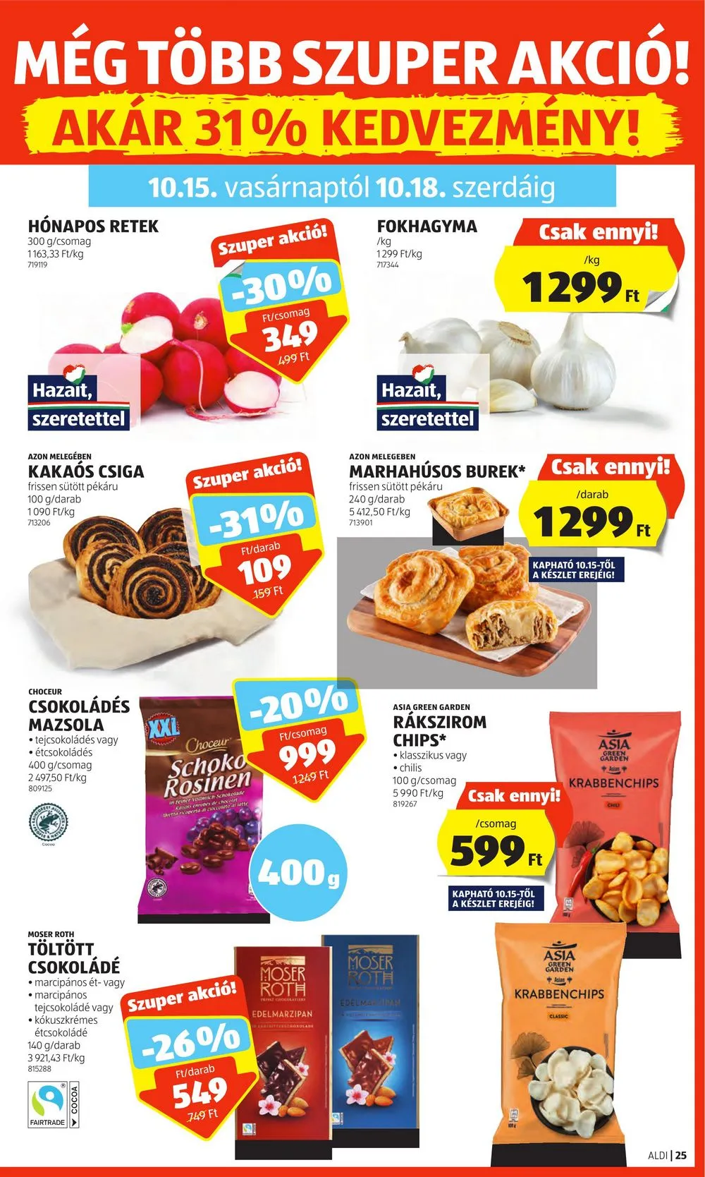Aldi akciós újság 10.12–10.18 – 31. oldal