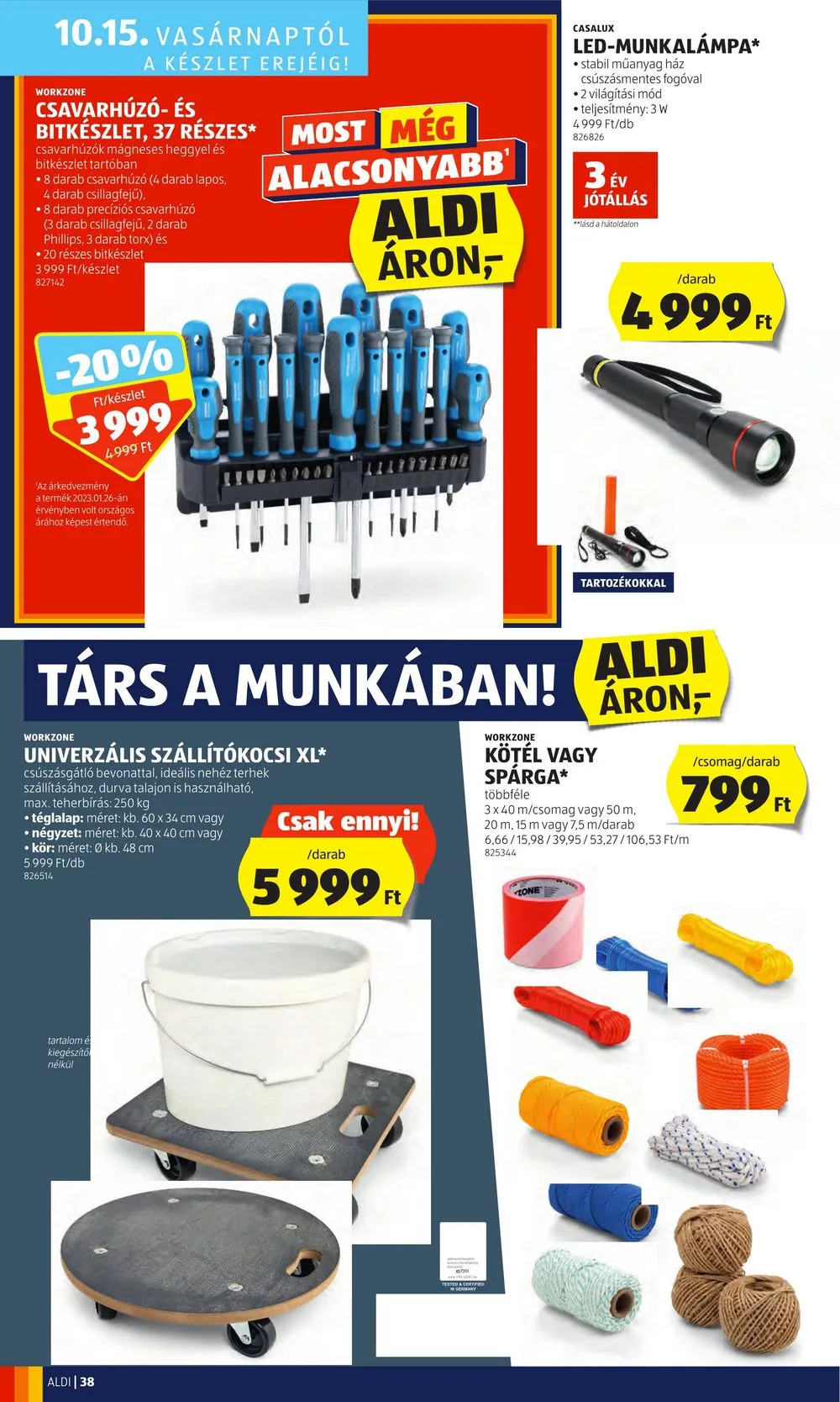 Aldi akciós újság 10.12–10.18 – 44. oldal