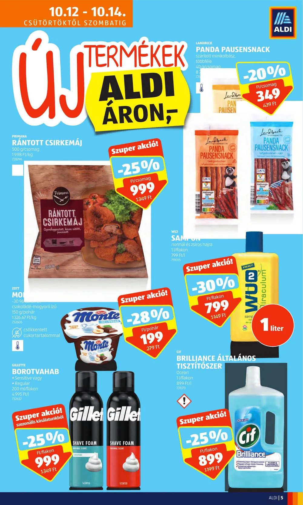Aldi akciós újság 10.12–10.18 – 5. oldal