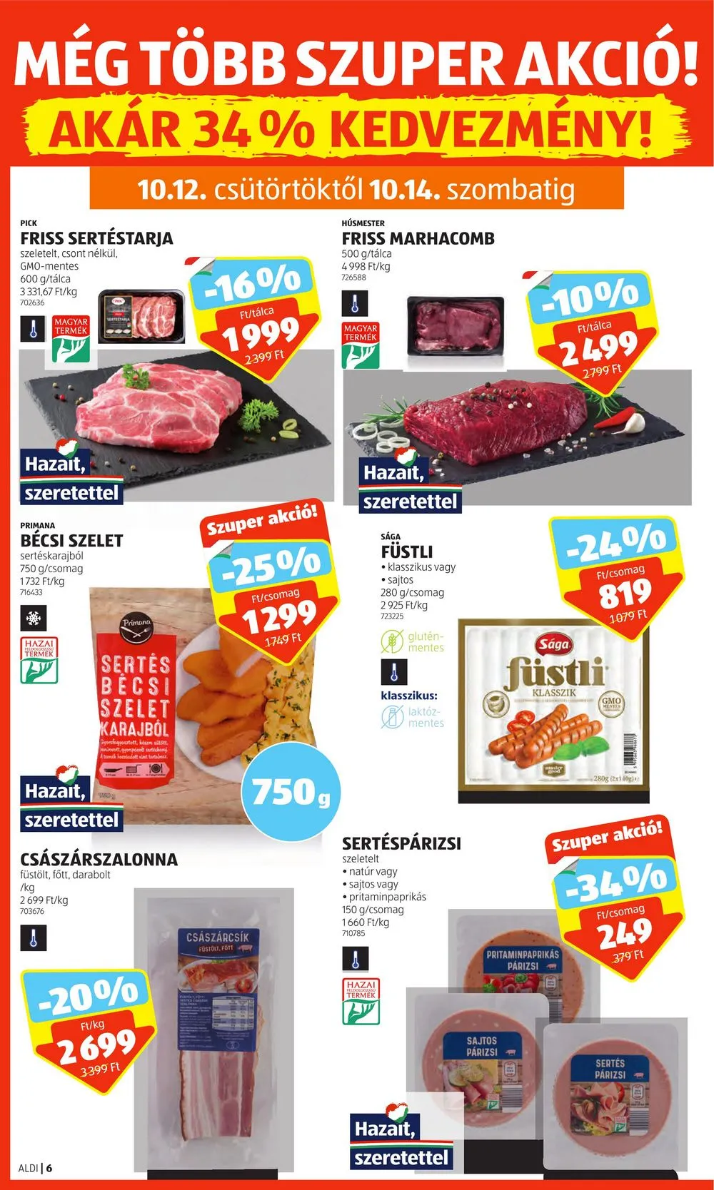 Aldi akciós újság 10.12–10.18 – 8. oldal