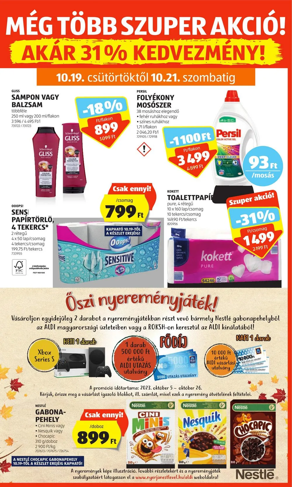 Aldi akciós újság 10.19–10.25 – 11. oldal