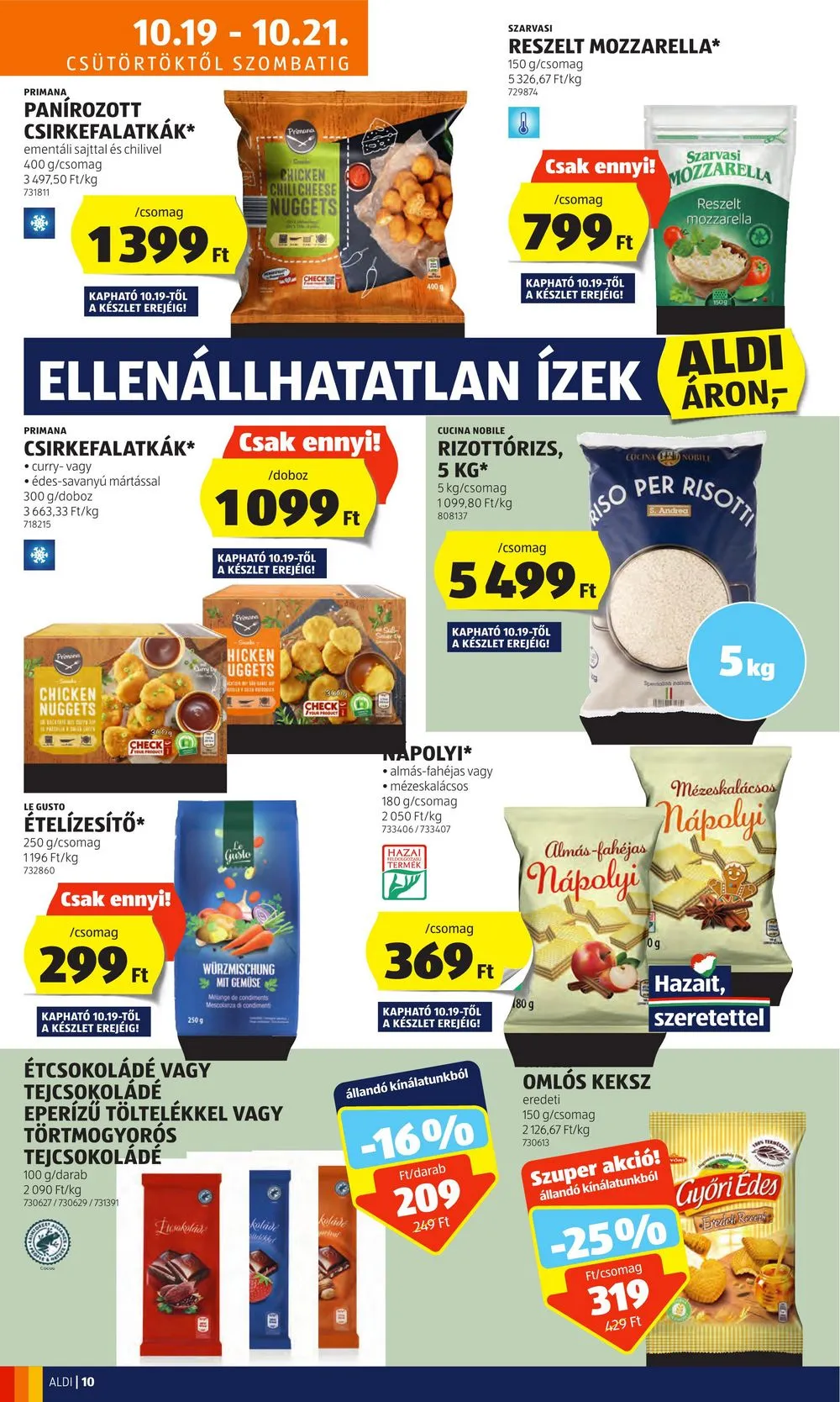 Aldi akciós újság 10.19–10.25 – 12. oldal