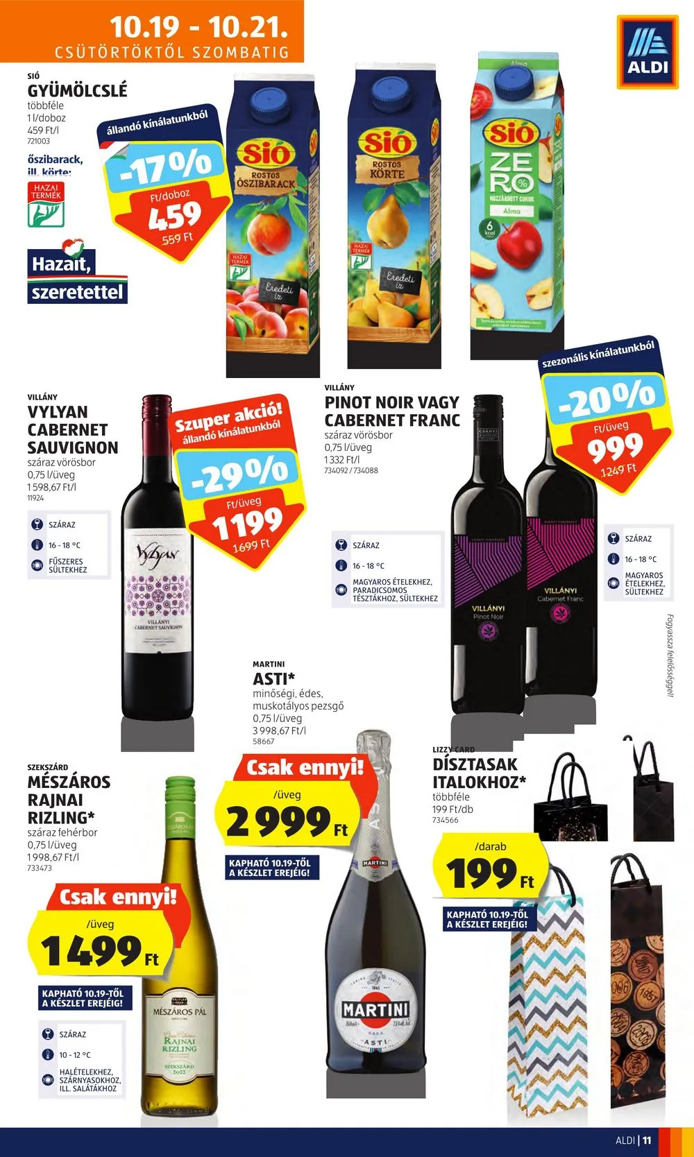 Aldi akciós újság 10.19–10.25 – 13. oldal