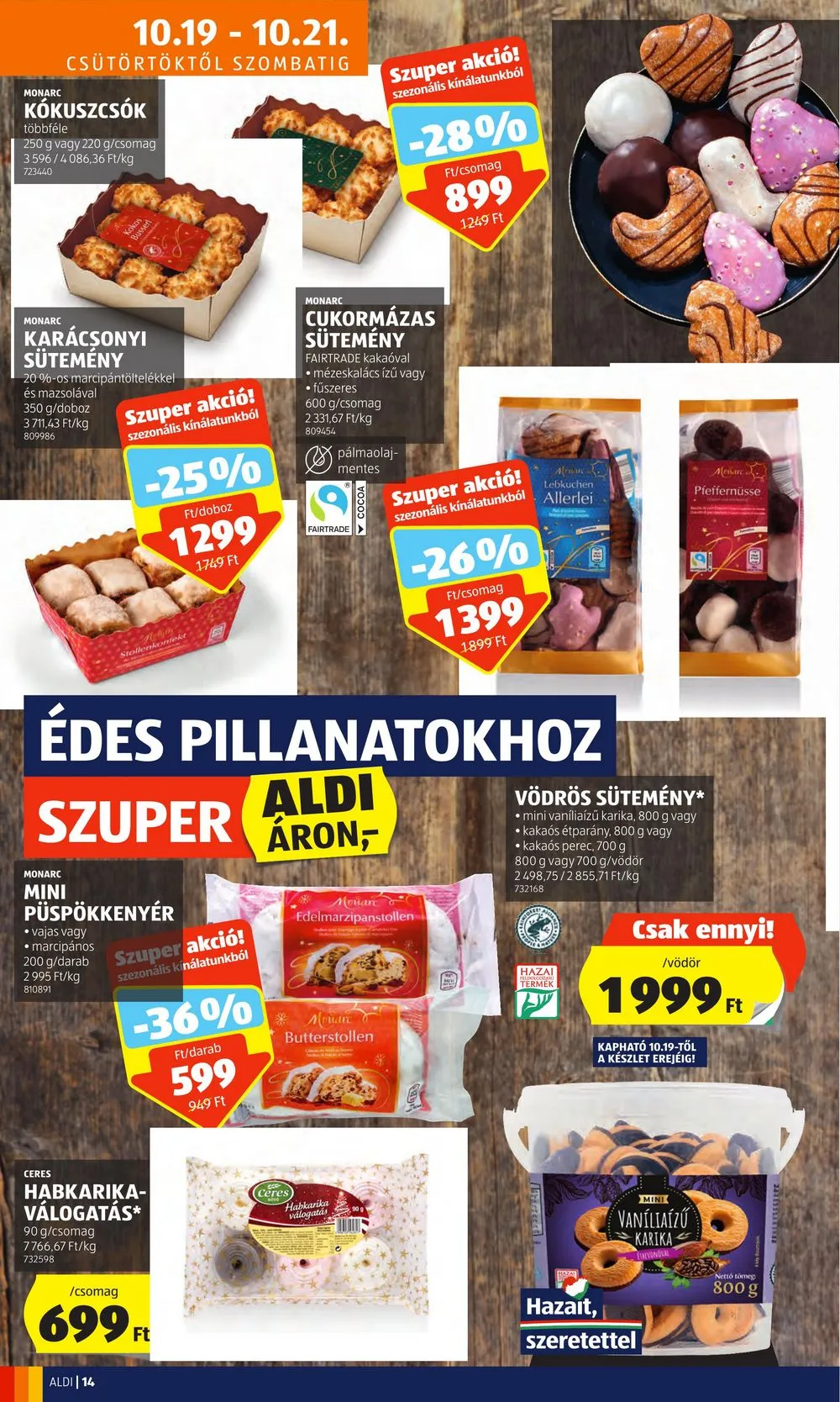 Aldi akciós újság 10.19–10.25 – 16. oldal