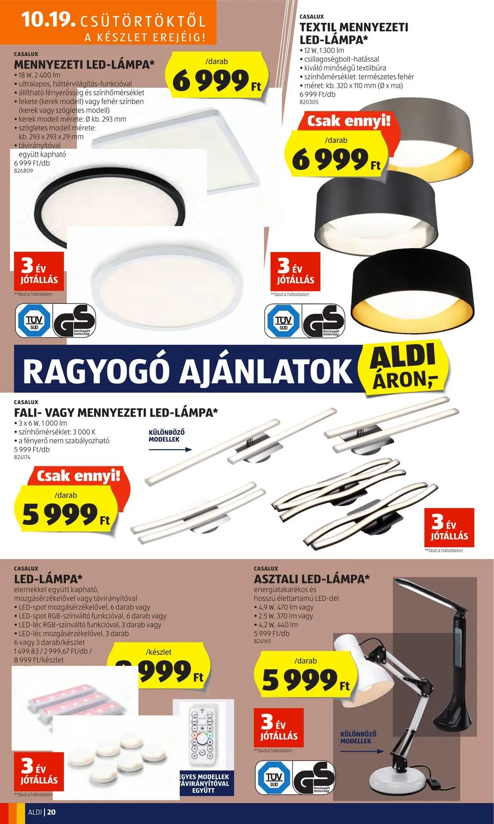 Aldi akciós újság 10.19–10.25 – 22. oldal