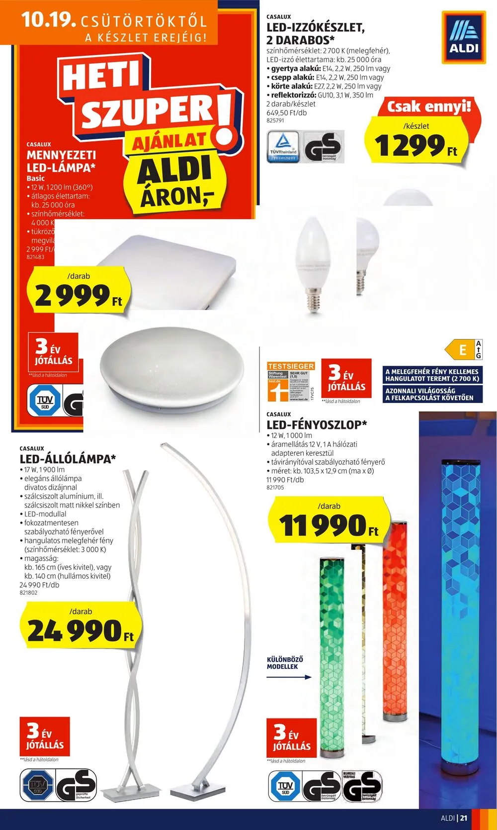Aldi akciós újság 10.19–10.25 – 23. oldal
