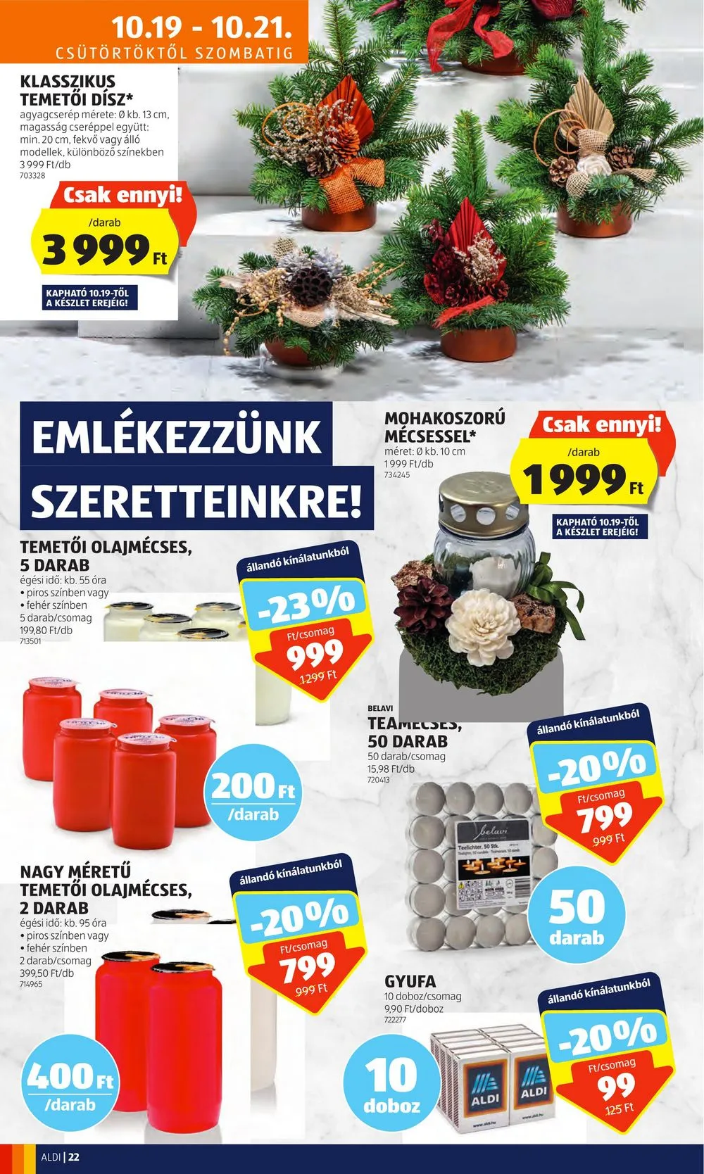 Aldi akciós újság 10.19–10.25 – 24. oldal