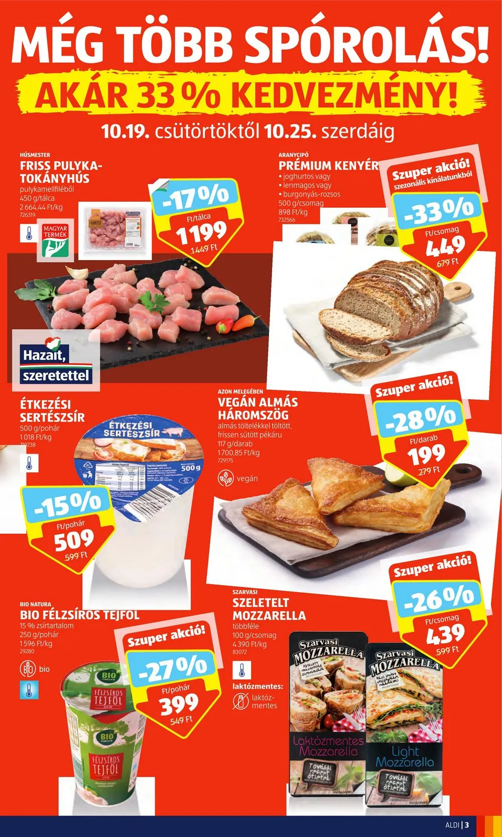 Aldi akciós újság 10.19–10.25 – 3. oldal