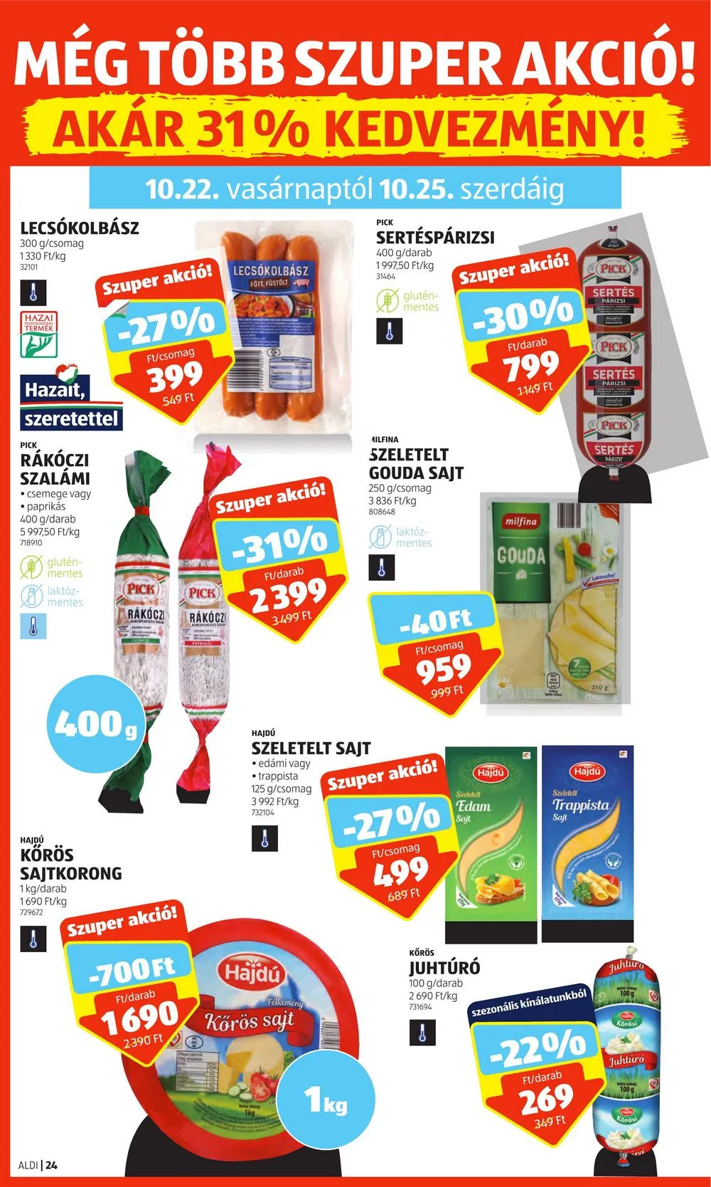 Aldi akciós újság 10.19–10.25 – 30. oldal