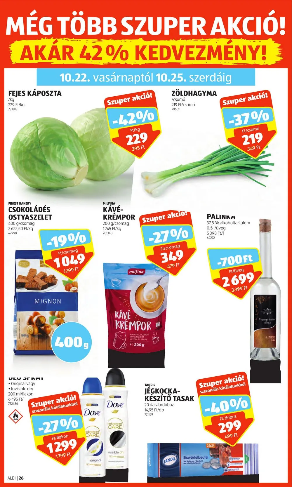Aldi akciós újság 10.19–10.25 – 32. oldal
