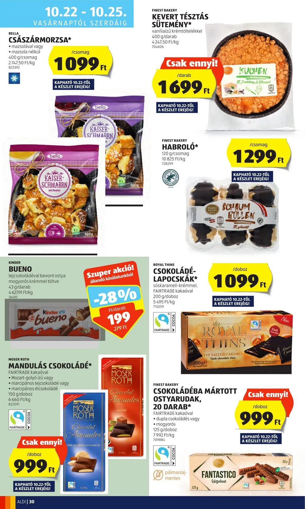 Aldi akciós újság 10.19–10.25 – 36. oldal