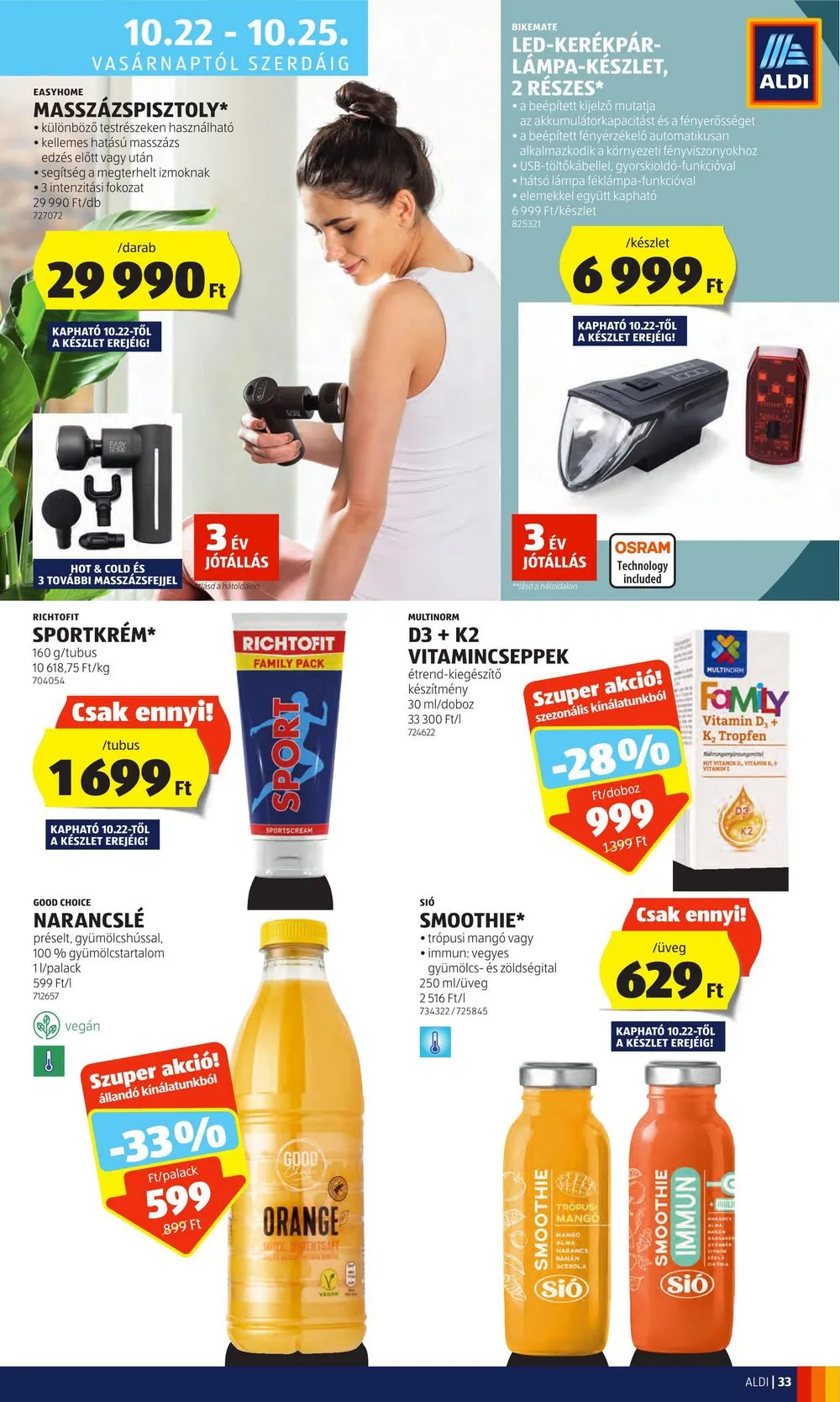 Aldi akciós újság 10.19–10.25 – 39. oldal