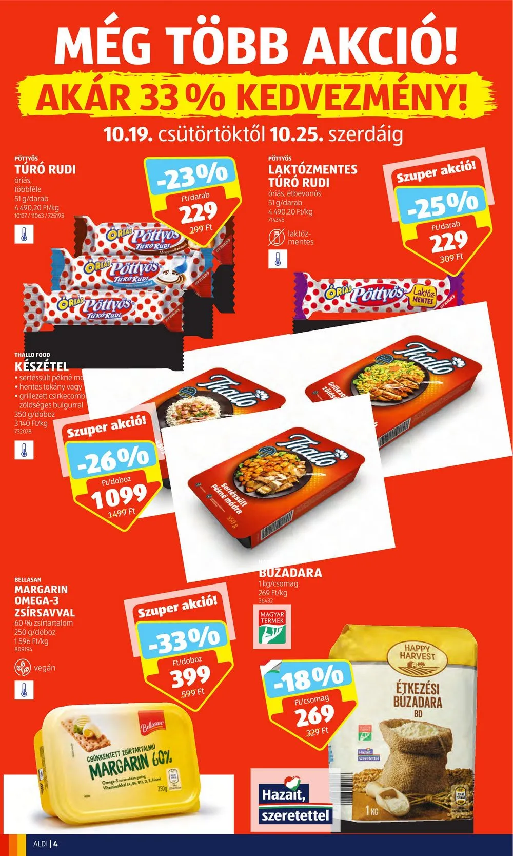 Aldi akciós újság 10.19–10.25 – 4. oldal