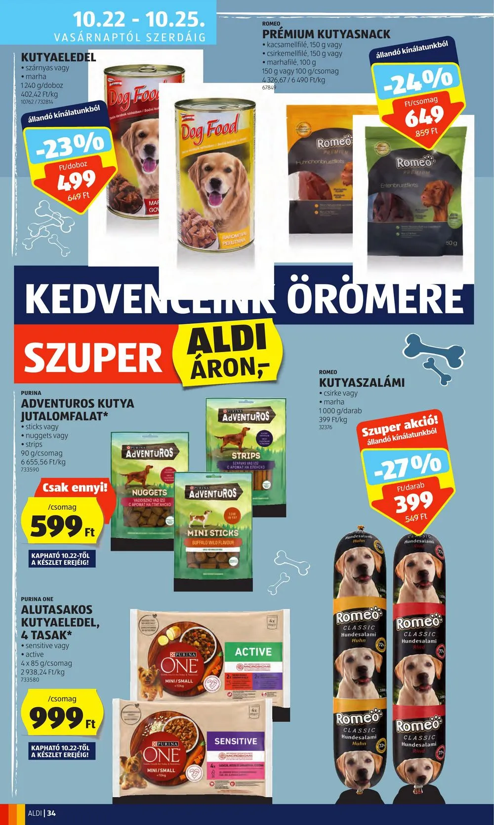 Aldi akciós újság 10.19–10.25 – 40. oldal