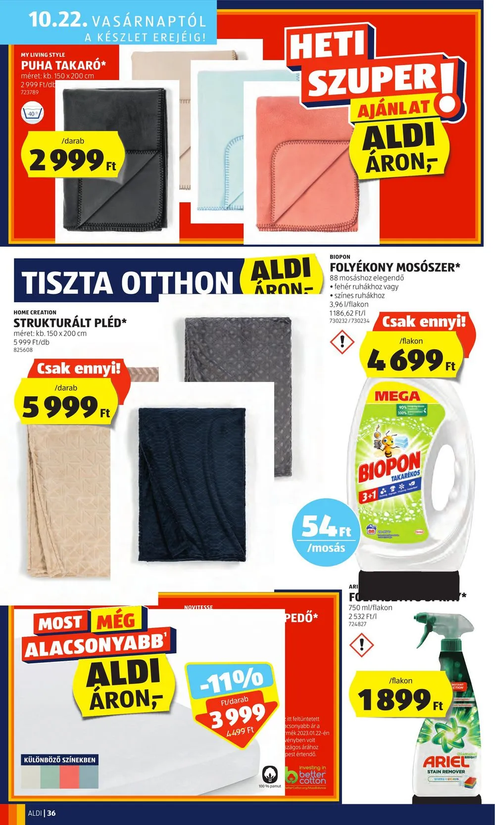 Aldi akciós újság 10.19–10.25 – 42. oldal