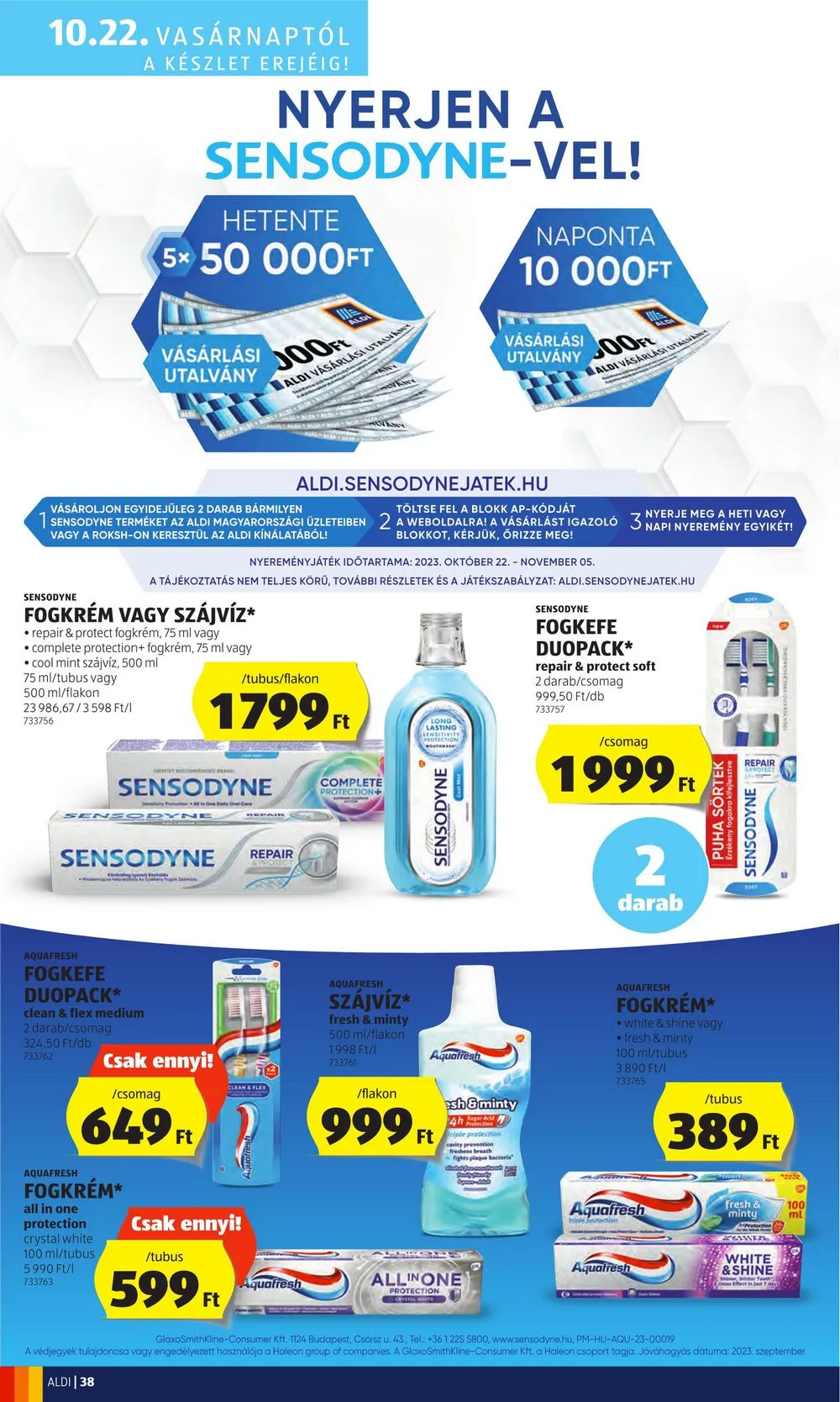 Aldi akciós újság 10.19–10.25 – 44. oldal